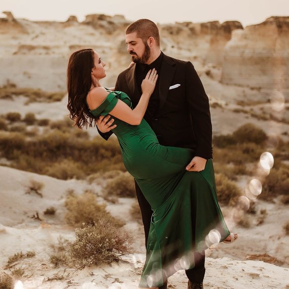 Special Memory Gown Emerald Small - Picture 5 of 7